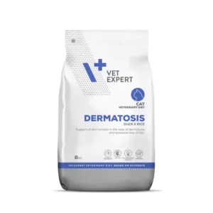 Vet Expert Dermatosis Cat Duck & Rice – суха храна