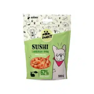 Mr. Bandit SUSHI rabbit & fish – лакомство със заешко и риба за кучета