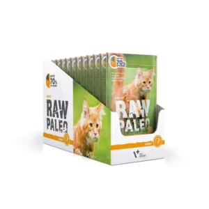 Raw Paleo Cat Adult Turkey – пауч