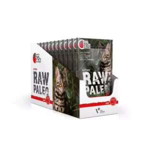 Raw Paleo Cat Kitten Beef – пауч