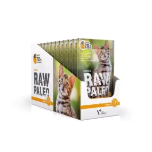 Raw Paleo Cat Kitten Turkey – пауч