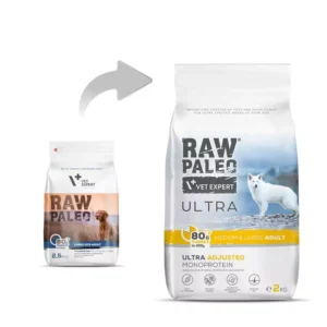 Raw Paleo Ultra Medium & Large Adult Turkey – суха храна