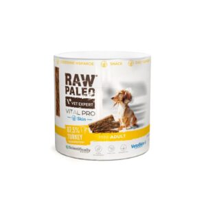 Raw Paleo Vital Pro Skin & Coat Mini Turkey – лакомство 100 г